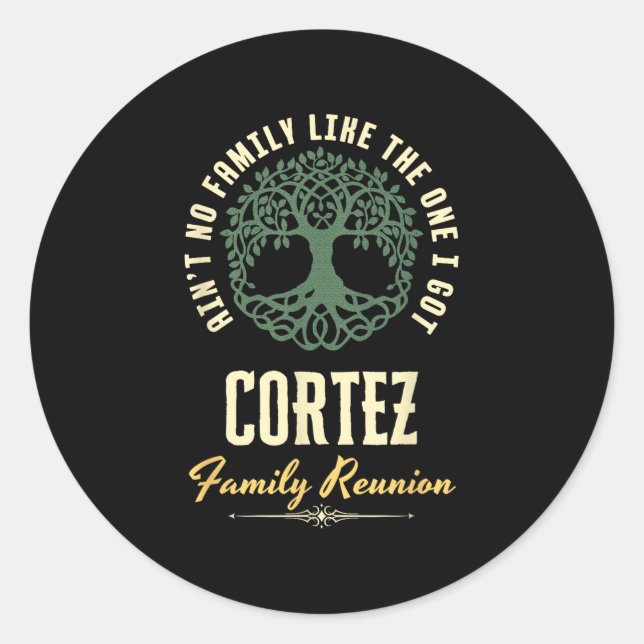 Adesivo Design de união familiar 2025 - Cortez (Frente)