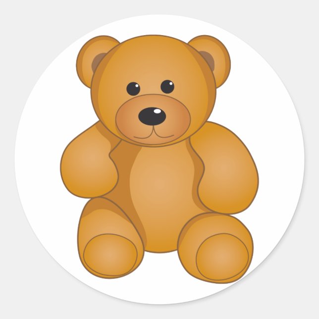 Adesivo Design de Ursinho de desenho (Frente)