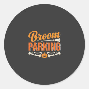 Adesivo Design de Vetor de Halloween de Estacionamento de 