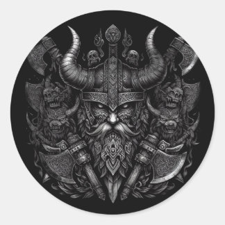 Adesivo Design de Viking
