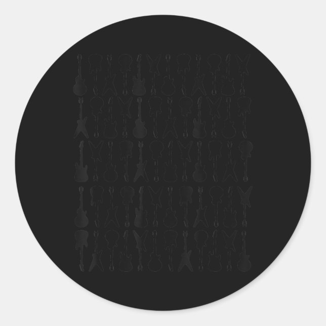 Adesivo Design de Violão Guitaraholandês para Tocador de V (Frente)