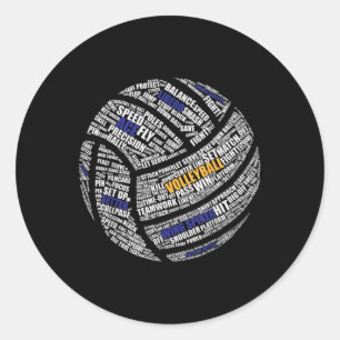 Adesivo Design De Voleibol Masculino Pl