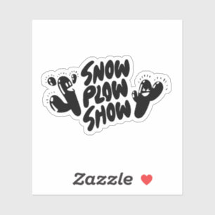 Adesivo Design de Yati M's Snow Plow Show