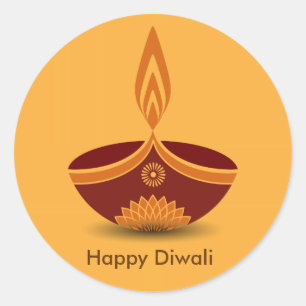 Adesivo Design decorativo da lâmpada de Diwali