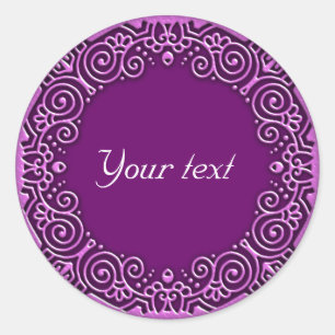 Adesivo Design decorativo do lilac lustroso