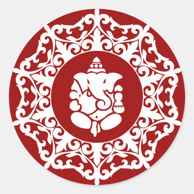 Adesivo Design Decorativo Ganesha (Frente)