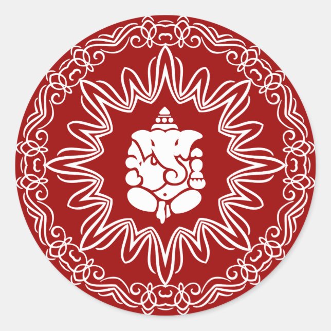 Adesivo Design Decorativo Ganesha (Frente)