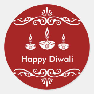 Adesivo Design decorativo personalizado de Diwali