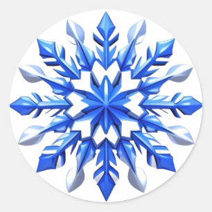 Adesivo Design Detalhado do Snowflake