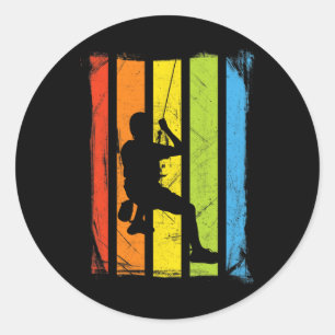 Adesivo Design Distress Rainbow de Escalada em Rocha