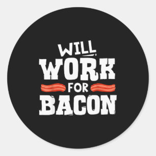 Adesivo Design Divertido de Bacon para Homens Mulheres Men