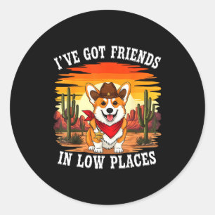Adesivo Design Divertido de Corgi para Homens Mulheres Cri