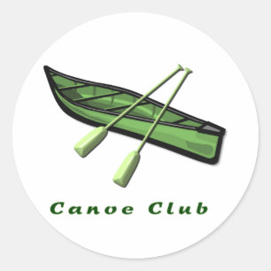 Adesivo Design do clube da canoa