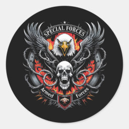 Adesivo Design do Entusiasta das Forças Armadas Militares