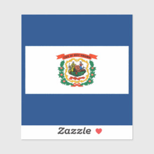 Adesivo Design do Estado da Virgínia Ocidental