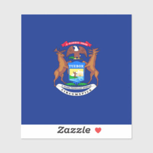 Adesivo Design do Estado do Michigan
