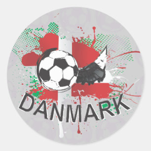 Adesivo Design do grampo do futebol e do futebol de