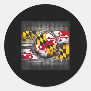 Adesivo Design do jogador de baseball em Maryland com sina