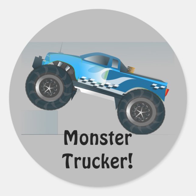 Adesivo Design do Monster Truck Speedway-lover (Frente)