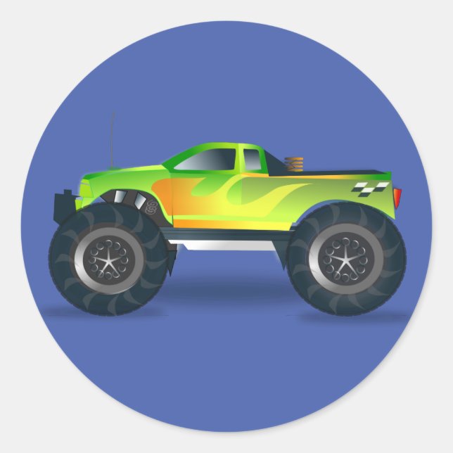 Adesivo Design do Monster Truck Speedway-lover (Frente)