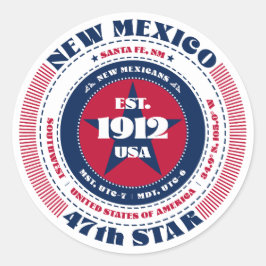 Adesivo Design do Novo Círculo do México Patriótico