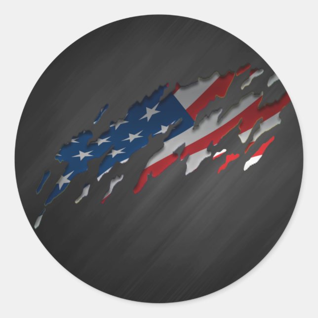 Adesivo Design do Orgulho Americano (Frente)