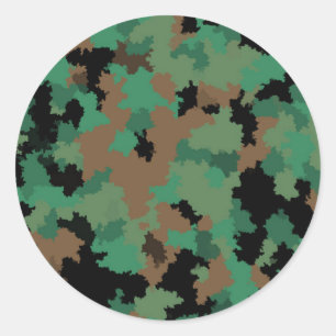 Adesivo Design do Padrão de Camuflagem Selvagem do Exércit