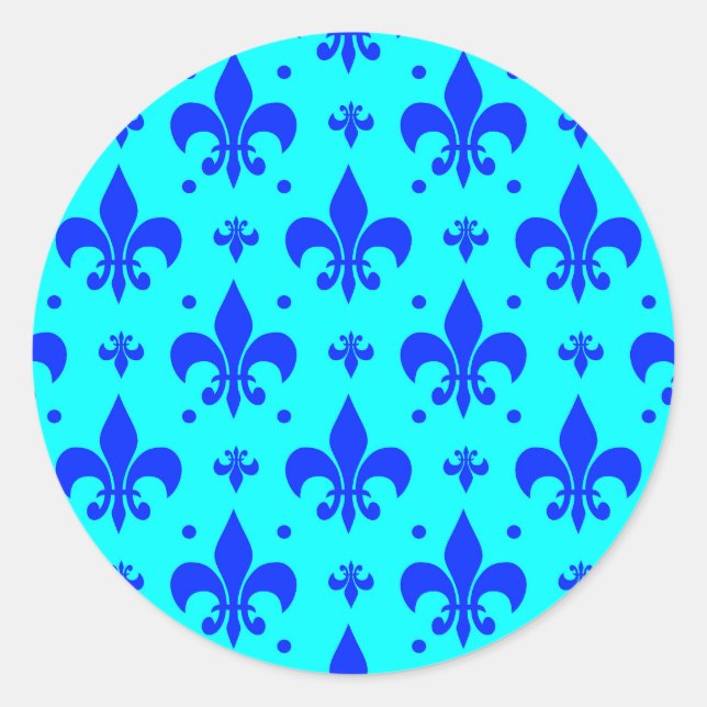 Adesivo Design do padrão Fleur-de-lis (Frente)