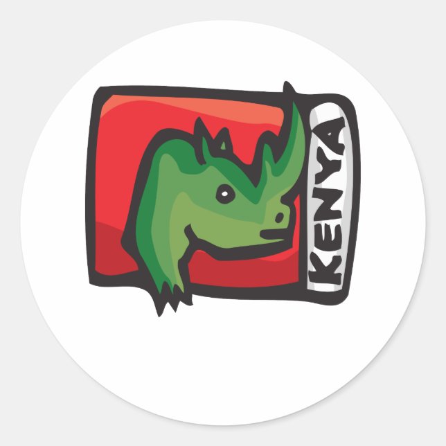 Adesivo Design do Quénia (Frente)