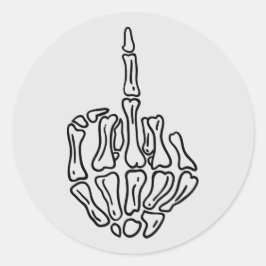 Adesivo Design do Skeleton Halloween Sticker