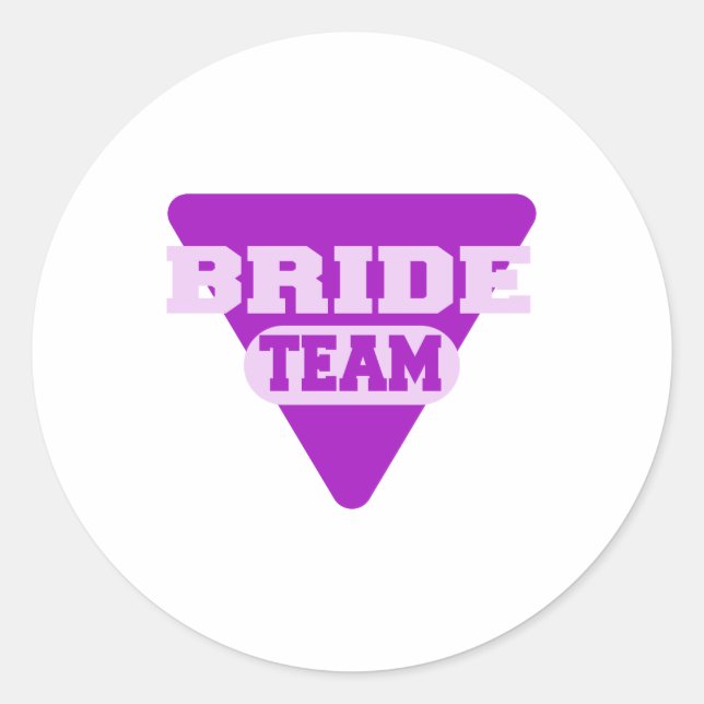 Adesivo Design do Team Bride (Frente)