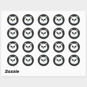 Adesivo Design do Urso Polar Zangado