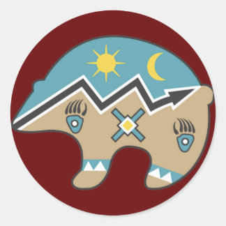 Adesivo Design do Urso Tribal