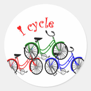 Adesivo Design dos presentes do ciclista (andando de