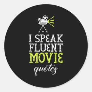 Adesivo Design Engraçado Do I Speak Fluent Movie Cotes &am