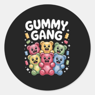 Adesivo Design Engraçado Do Urso Gummy Para Homens Mulhere