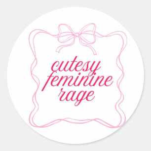 Adesivo Design Estético Rosa de Raiva Feminina Fofa   Suav