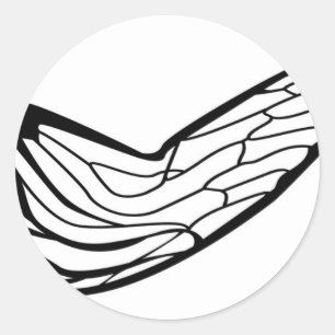 Adesivo Design estilizado da asa da cigarra