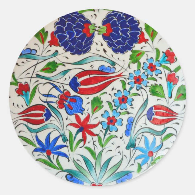 Adesivo Design floral turco (Frente)