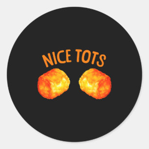 Adesivo Design Fofo de Tater Tots para Homens Mulheres Cri