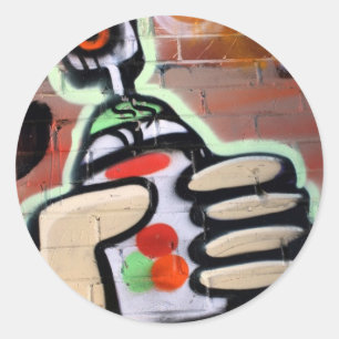 Adesivo design funky dos grafites
