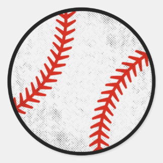 Adesivo Design Gráfico de Beisebol Vintage Angustiado