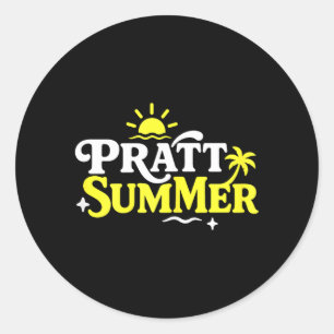 Adesivo Design Gráfico Divertido de Verão Pratt