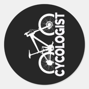 Adesivo Design Gráfico Vertical de Ciclista de Mountain Bi