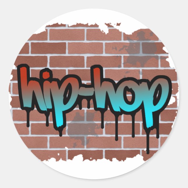 Adesivo design grafite hip hop (Frente)