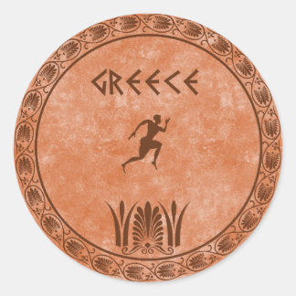 Adesivo design grego circular
