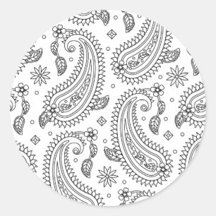 Adesivo Design inspirado de Paisley