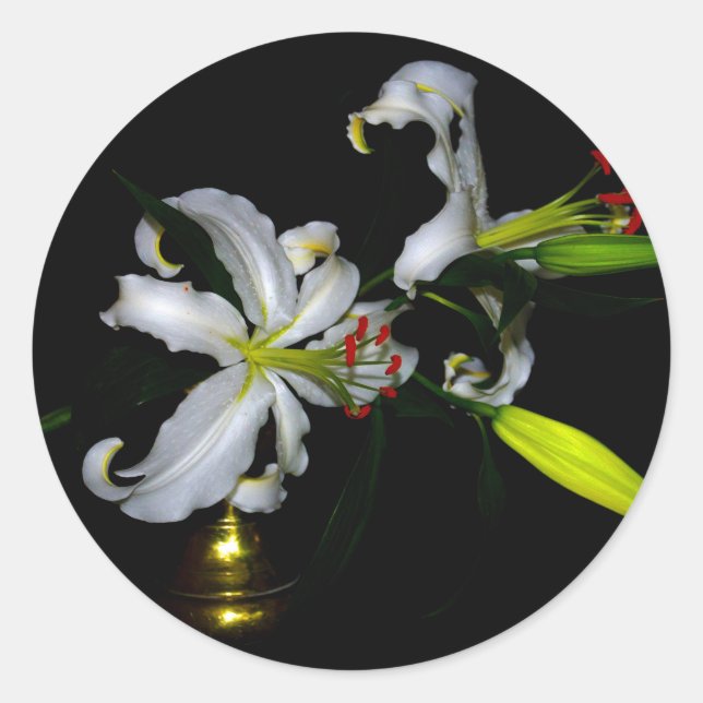 Adesivo Design irlandês e Design de flores (Frente)