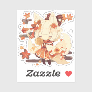 Adesivo Design Japonês Cute Yokai Inspirado