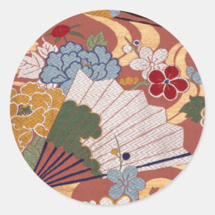 Adesivo Design japonês tradicional do tecido